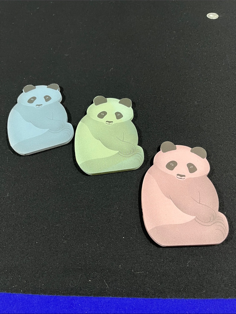 Current/Elliott Panda Sticky Note Set - Blue, Green, Pink